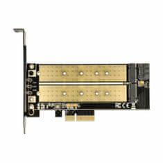 Delock PCIe kontroler kartice x4 1xM.2 NVMe + 1xM.2 NGFF + niski profil