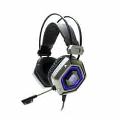 White Shark slušalice + mikrofon srebrno/crne gaming GH-1841 LION
