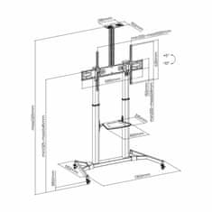 S-box Samostojeći nosač za TV FS-3610