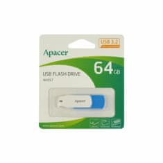 Apacer USB 3.2 Gen1 ključ 64GB AH357 bijelo/plavi