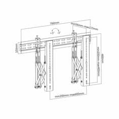 S-box Zidni nosač VideoWall VW02-46F