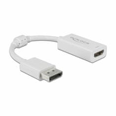 Delock adapter DisplayPort 1.4-HDMI HDR aktivni 4K 60Hz bijeli 63936