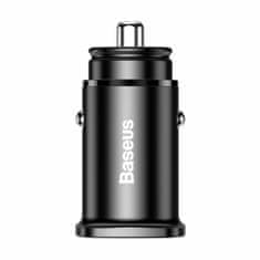BASEUS Auto punjač 12V 24V 30W PD QC TipA TipC crni CCALL-AS01