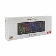 White Shark USB tipkovnica crno/crvene mehaničke tipke GK-2022 SHINOBI-B