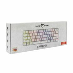 White Shark USB tipkovnica bijelo/crvene mehaničke tipke GK-2022 SHINOBI-W