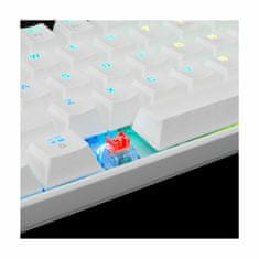 White Shark USB tipkovnica bijelo/crvene mehaničke tipke GK-2022 SHINOBI-W