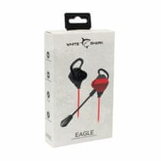 White Shark crno/crvene gaming slušalice GE-536 WHITE SHARK EAGLE