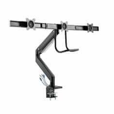White Shark Nosač za 3 LCD monitora za stolna računala, crni GMS-3203 RHAMSES-III