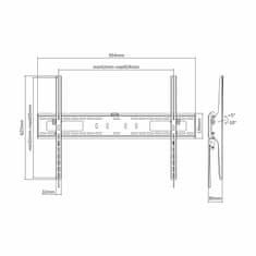 S-box Zidni nosač za TV PLB-4269T crni