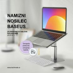 BASEUS ALU stalak za laptop srebrni LUJS000012