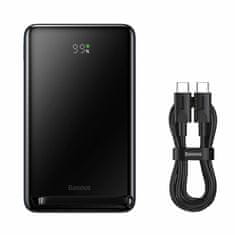 BASEUS Prijenosna baterija 10.000 mAh 20 W PowerBank magsafe crna PPCX000203