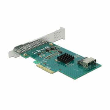 Delock kartica PCIe 4x SATA 6Gbs RAID HyperDuo + niskoprofilna 89051
