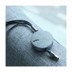 BASEUS USB kabel 3u1 Lightning/TipC/Micro 1,2 m sivi CAMLT-BYG1