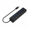 Gembird USB 3.1 7xA hub s prekidačima UHB-U3P7P-01