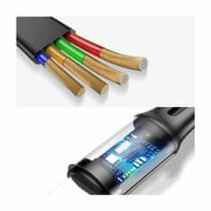 BASEUS USB kabel 3u1 Lightning/TipC/Micro 1,2 m sivi CAMLT-BYG1
