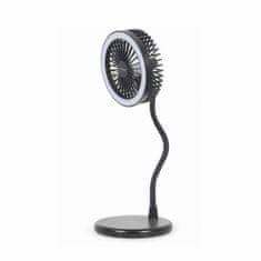Gembird LED stolna lampa s ventilatorom i bežičnim punjačem