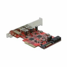 Delock PCIe kartica 2x USB 3.2 Gen2 1xUSB TipC 1xint. 19-pinski USB 3.0 90492