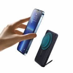 BASEUS Prijenosna baterija 10.000 mAh 20 W PowerBank magsafe crna PPCX000203