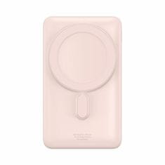 BASEUS Prijenosna baterija 10.000 mAh 20 W PowerBank magsafe ružičasta PPCX000204