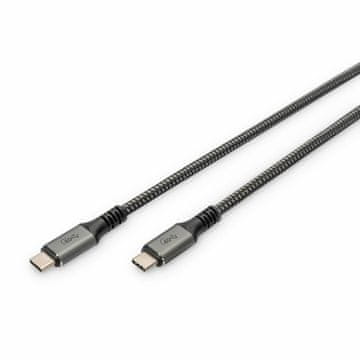 Digitus USB 4.0 C-C kabel 8K 60Hz 100W 1m crni DB-300443-010-S
