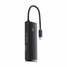 BASEUS USB 3.2 Type-C 6-u-1 4K priključna stanica crna WKQX050001