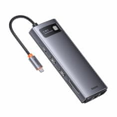 BASEUS USB 3.2 Type-C 9-u-1 4K priključna stanica siva WKWG060013