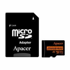 Apacer microSD XC memorijska kartica 256 GB U3 R100 V30 A2 AP256GMCSX10U8-R