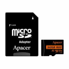 Apacer microSD XC memorijska kartica 512 GB U3 R100 V30 A2 AP512GMCSX10U8-R