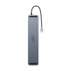 BASEUS USB 3.2 Type-C 12-u-1 priključna stanica siva WKSX030213