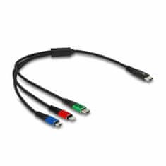 Delock kabel USB TipC 3u1 Lightning/TipC/Micro 30cm 86820