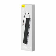 BASEUS USB 3.2 Type-C 12-u-1 priključna stanica siva WKSX030213