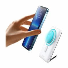 BASEUS Prijenosna baterija 10.000 mAh 20 W PowerBank magsafe bijela PPCX000202