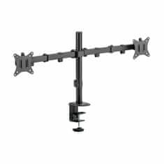S-box stolni nosač za 2 monitora LCD-352/2-2 crni
