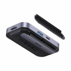 BASEUS USB 3.2 Type-C 4-u-1 4K priključna stanica Padjoy siva WKWJ000013