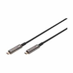 Digitus USB 3.1 C-C 4K 60Hz AOC kabel 15 m hibridni crni AK-330160-150-S