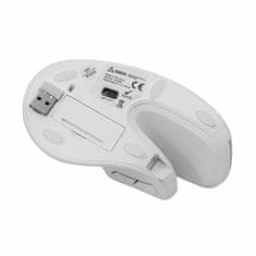 S-box Vertikalni bežični USB miš bijeli VM-838W