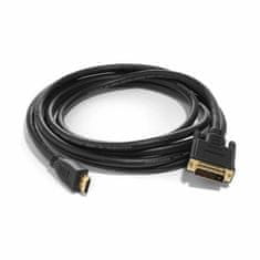S-box HDMI-DVI-D 24+1 kabel 2 m crni