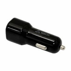 S-box Auto punjač 12V 38W PD QC TipA TipC crni CC-038