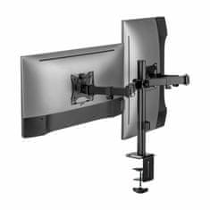 S-box stolni nosač za 2 monitora LCD-352/2-2 crni