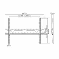 S-box Zidni nosač za TV PLB-2546F-2 crni