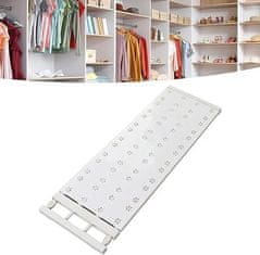 HOME & MARKER® Podesiva izvlačna polica za spremište 24x50-80 cm, jednostavna montaža bez bušenja | SHELFEXPEND