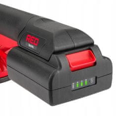 RED TECHNIC Komplet baterija. 18V vakum vibroploče za polaganje keramike 2x2Ah 120mm