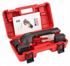 RED TECHNIC Komplet baterija. 18V vakum vibroploče za polaganje keramike 2x2Ah 120mm