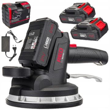 RED TECHNIC 21 U bateriji. vakum vibro ploča za polaganje keramike 2x2Ah 180mm