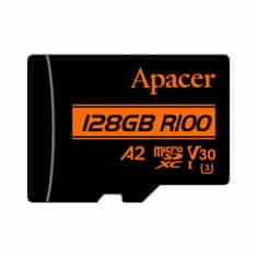 Apacer microSD XC memorijska kartica 128 GB U3 R100 V30 A2 AP128GMCSX10U8-R