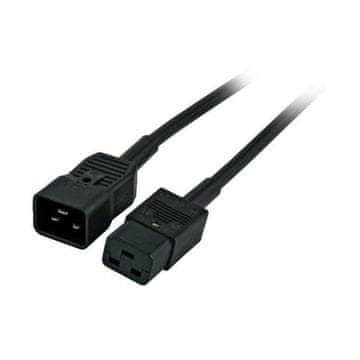 EFB Kabel za napajanje 220V produžni 1,8 m C19-C20 crni