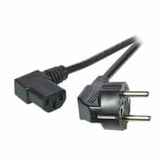 EFB Kabel za napajanje 220V EURO 3m kutni crni