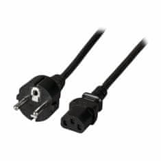 EFB Kabel za napajanje 220V EURO 2m ravni crni
