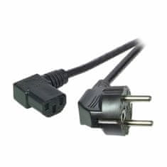 EFB kabel za napajanje 220V EURO 2m kutni crni