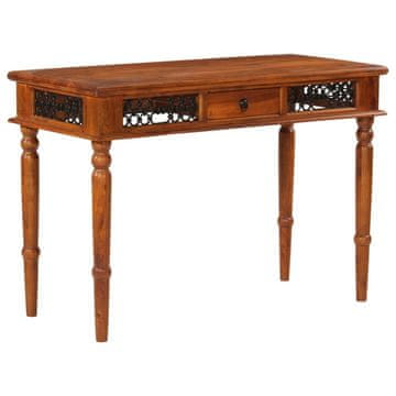 Vidaxl Radni stol s ladicom 110x50x76 cm Masivno drvo akacije